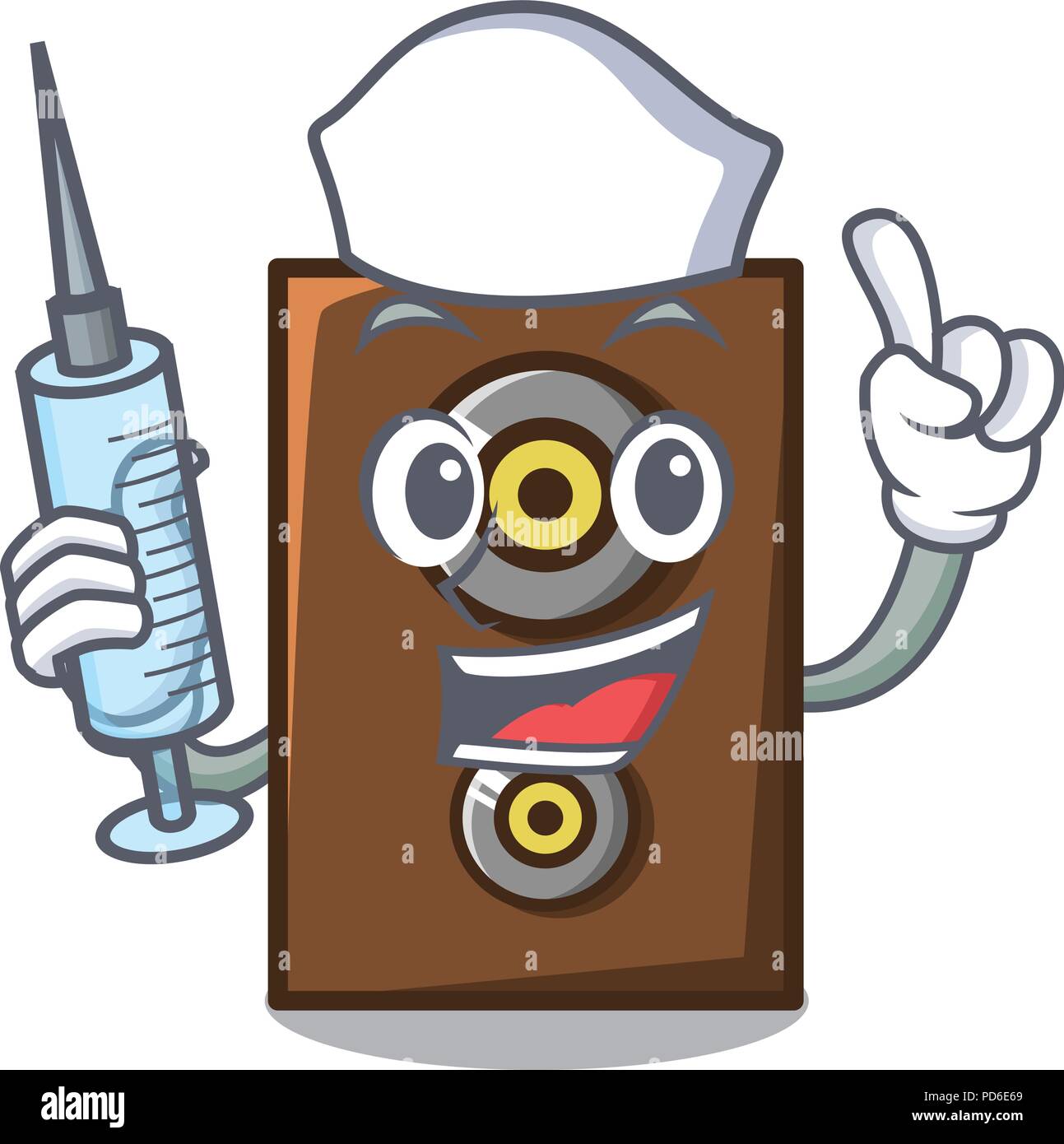Nurse speaker character cartoon style Stock Vector Image & Art Alamy