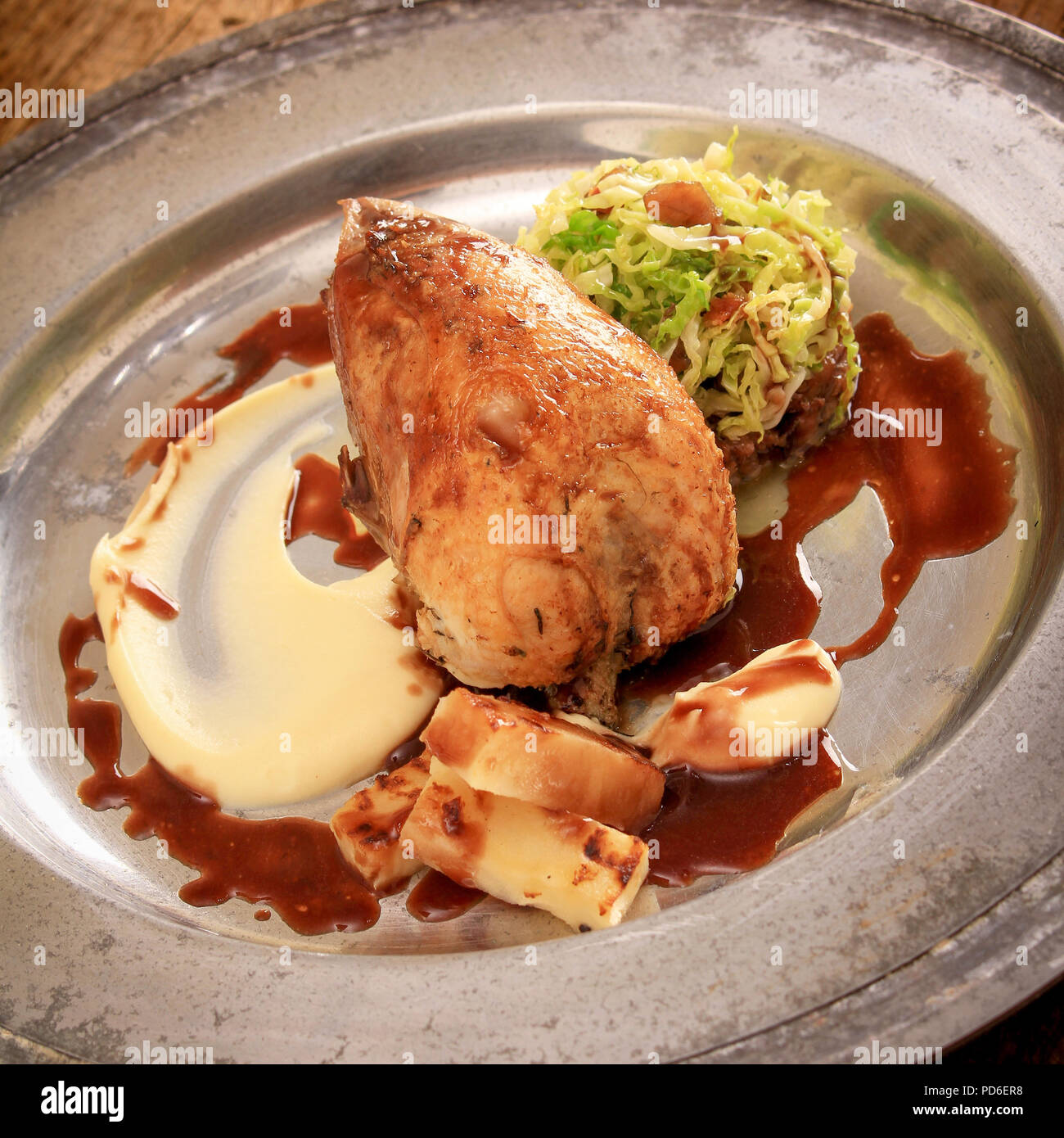 Roast partridge main hires stock photography and images Alamy