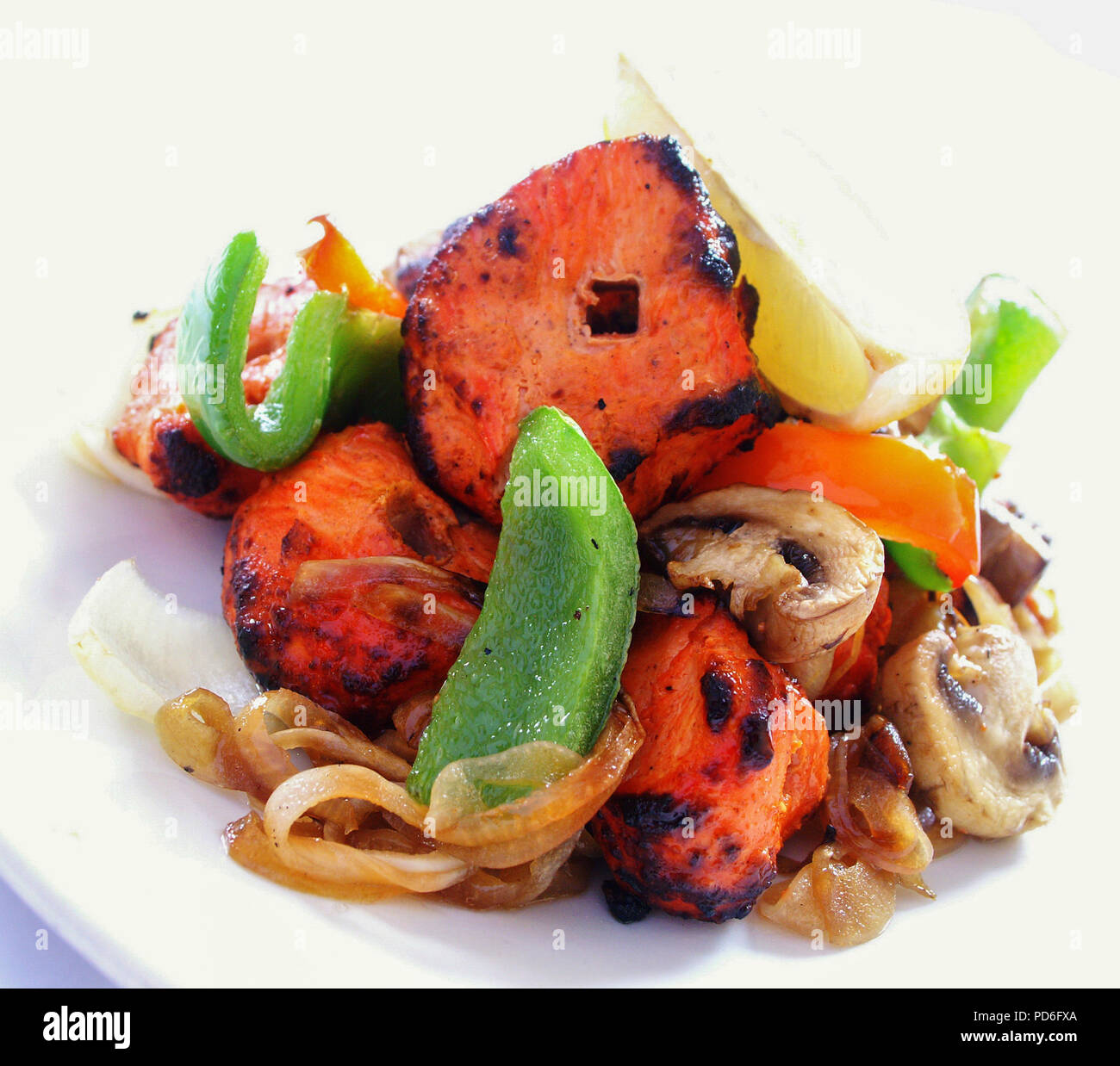 aditional chicken tikka Stock Photo Alamy