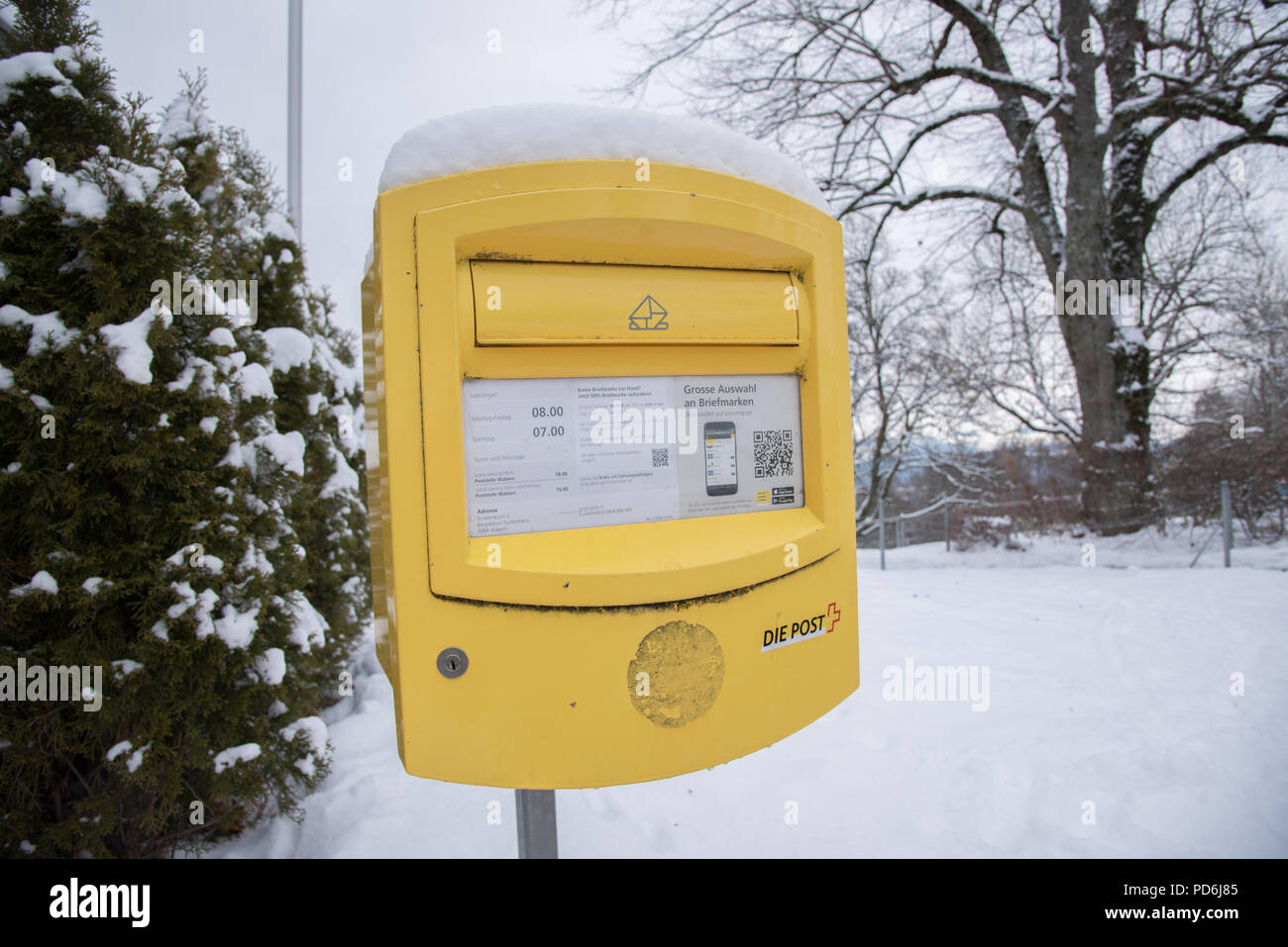 Swiss Post Box High Resolution Stock Photography and Images - Alamy