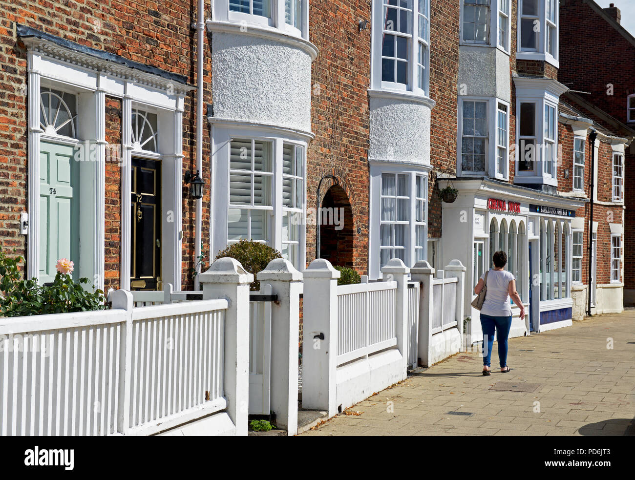 Street in Stokesley, Hambleton, North Yorkshire, England UK Stock Photo