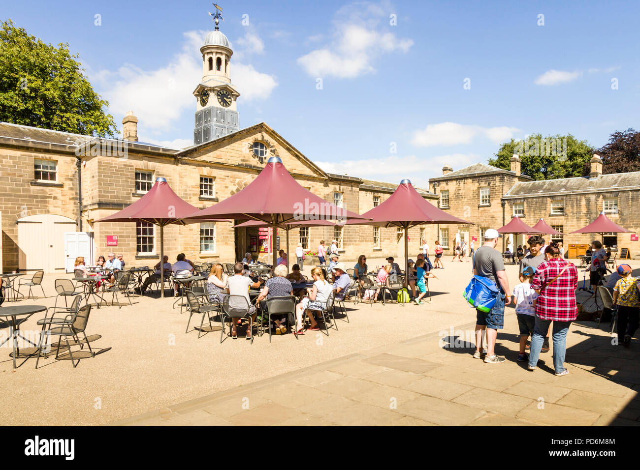 The former stables of Nostell Priory, a National Trust property near