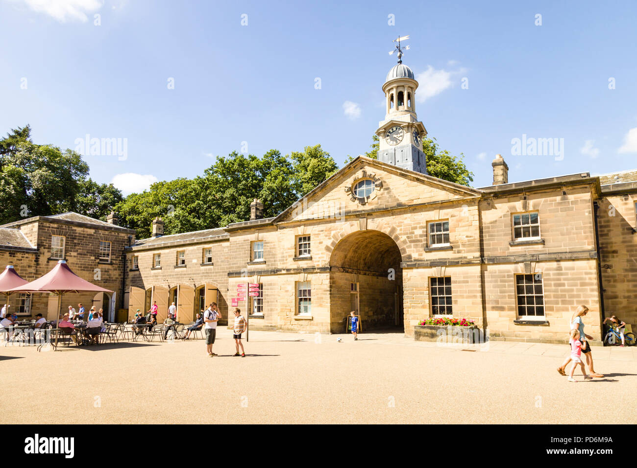 The former stables of Nostell Priory, a National Trust property near
