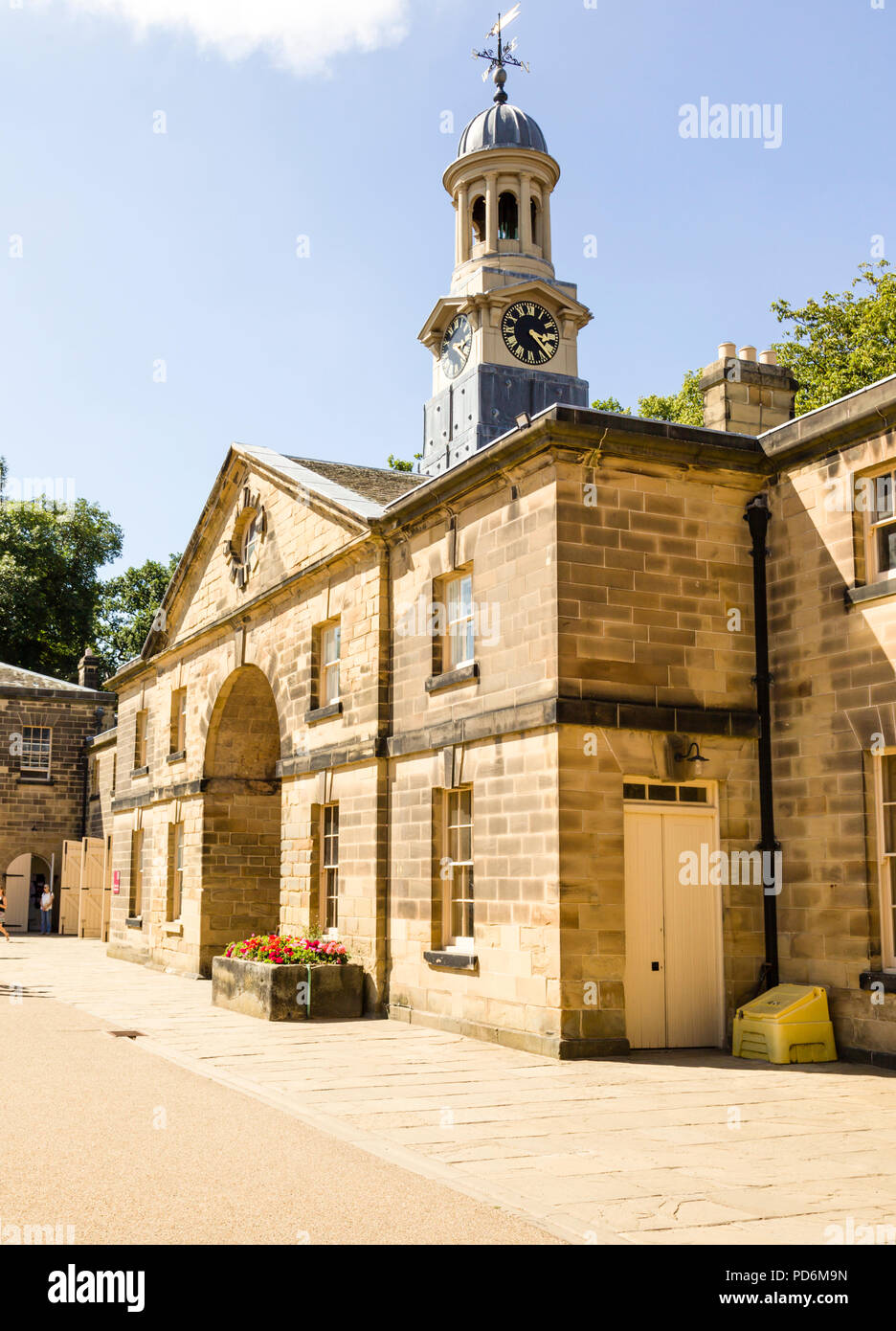 The former stables of Nostell Priory, a National Trust property near