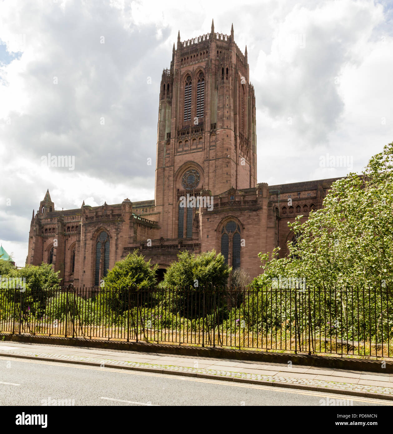 Cathedral Church of Christ in Liverpool, on Hope Street, Liverpool Stock Photo