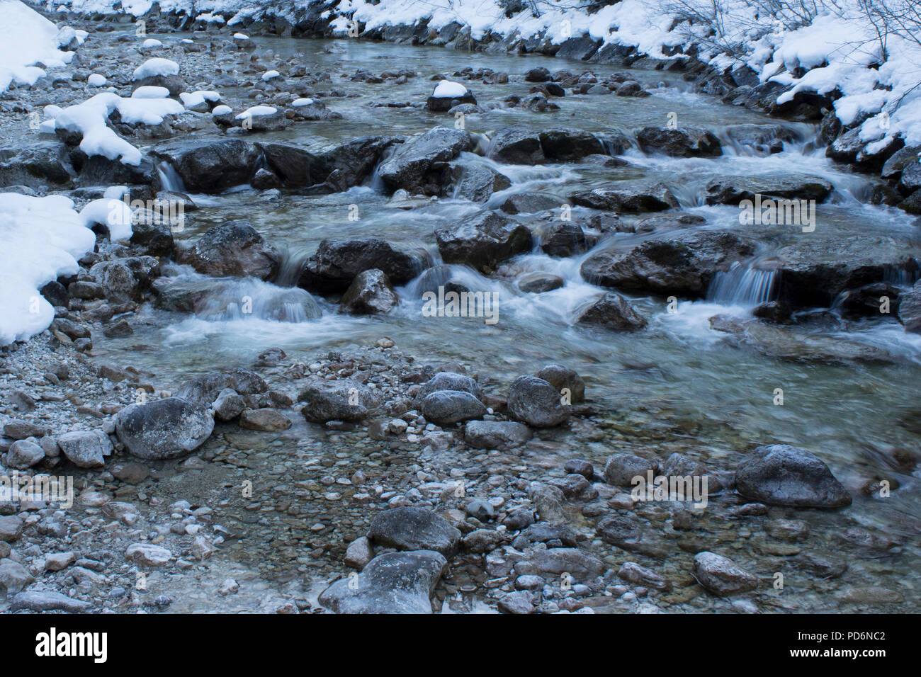 Hot water flowing down mountain hi-res stock photography and images - Alamy