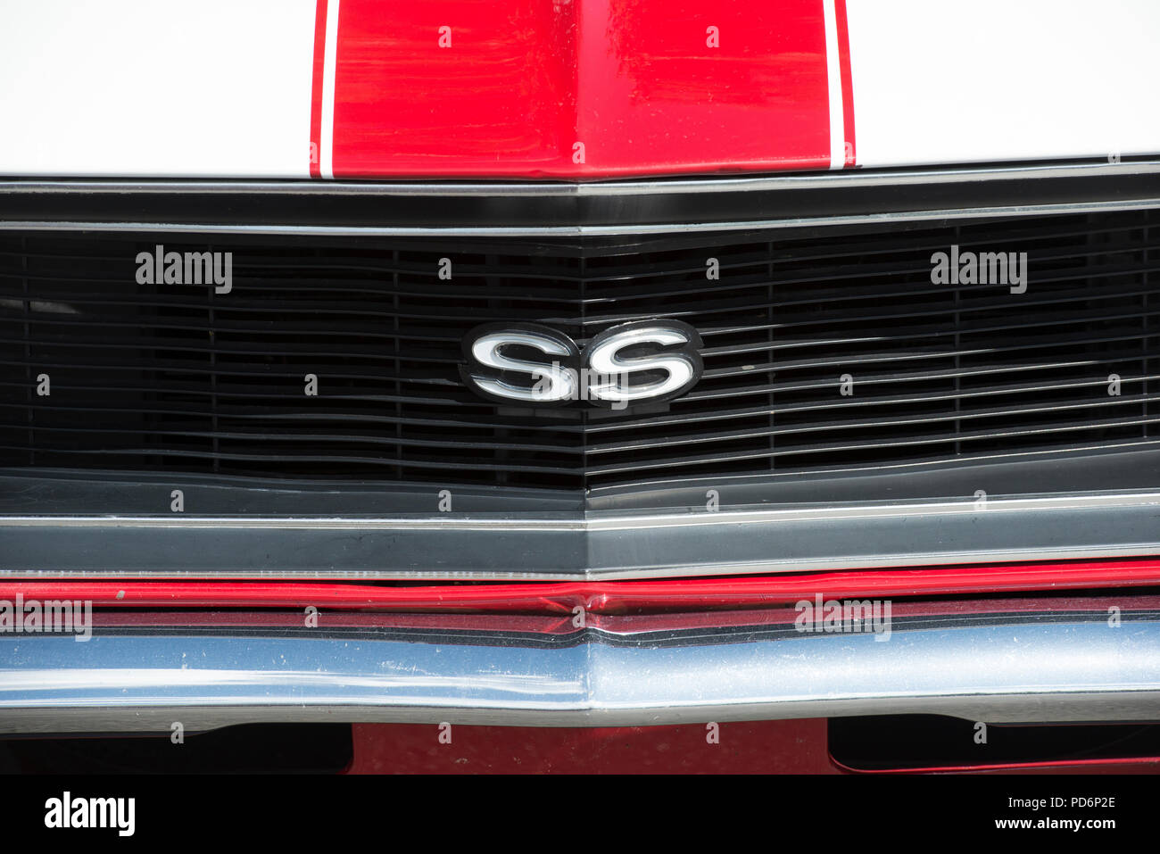 Camaro, SS, 396, Chevrolet, Car Show, Emmett, Idaho, USA Stock Photo