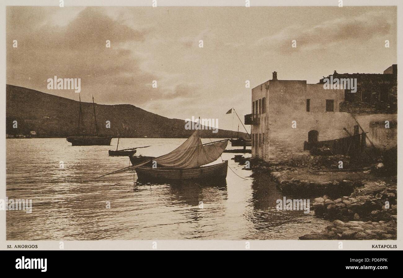 Amorgos – Katapolis - Baud-bovy Daniel Boissonnas Frédéric - 1919. Stock Photo