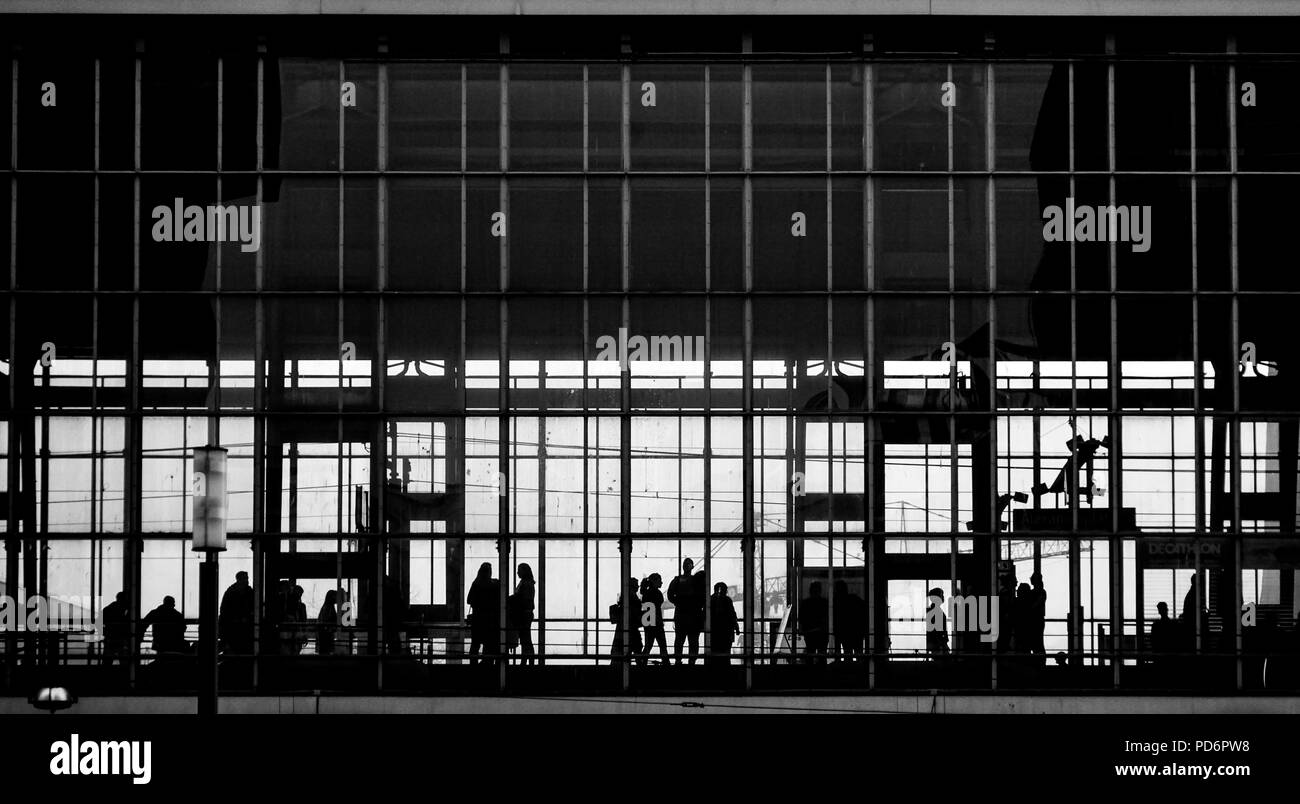 Berlin Alexanderplatz Bahnhof Stock Photo