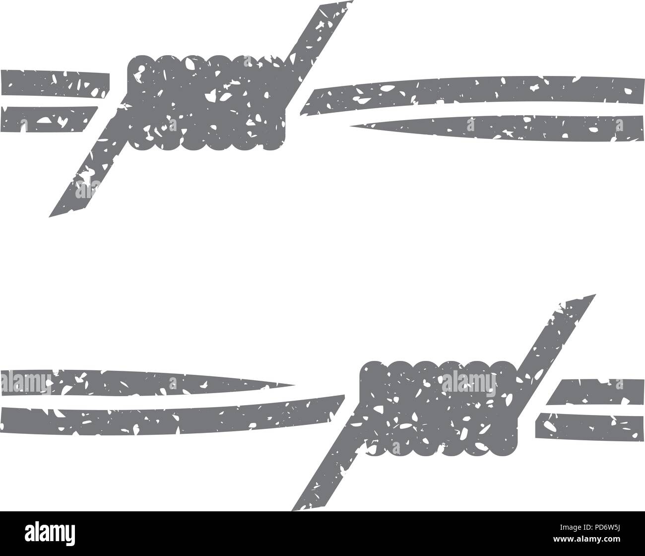 Grunge icon - Barbed Wire Stock Vector Image & Art - Alamy