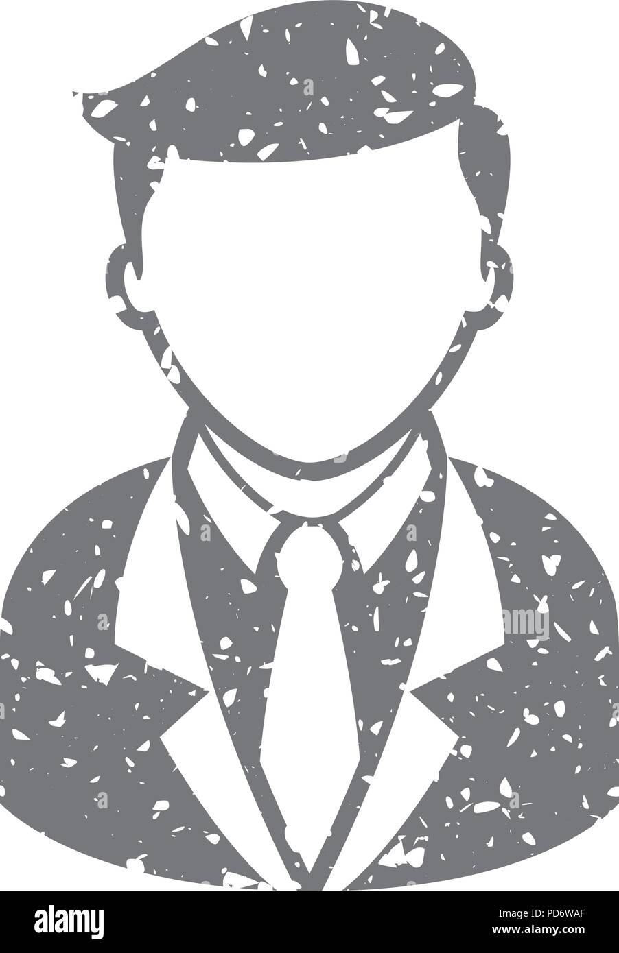 Grunge icon - Businessman Stock Vector Image & Art - Alamy