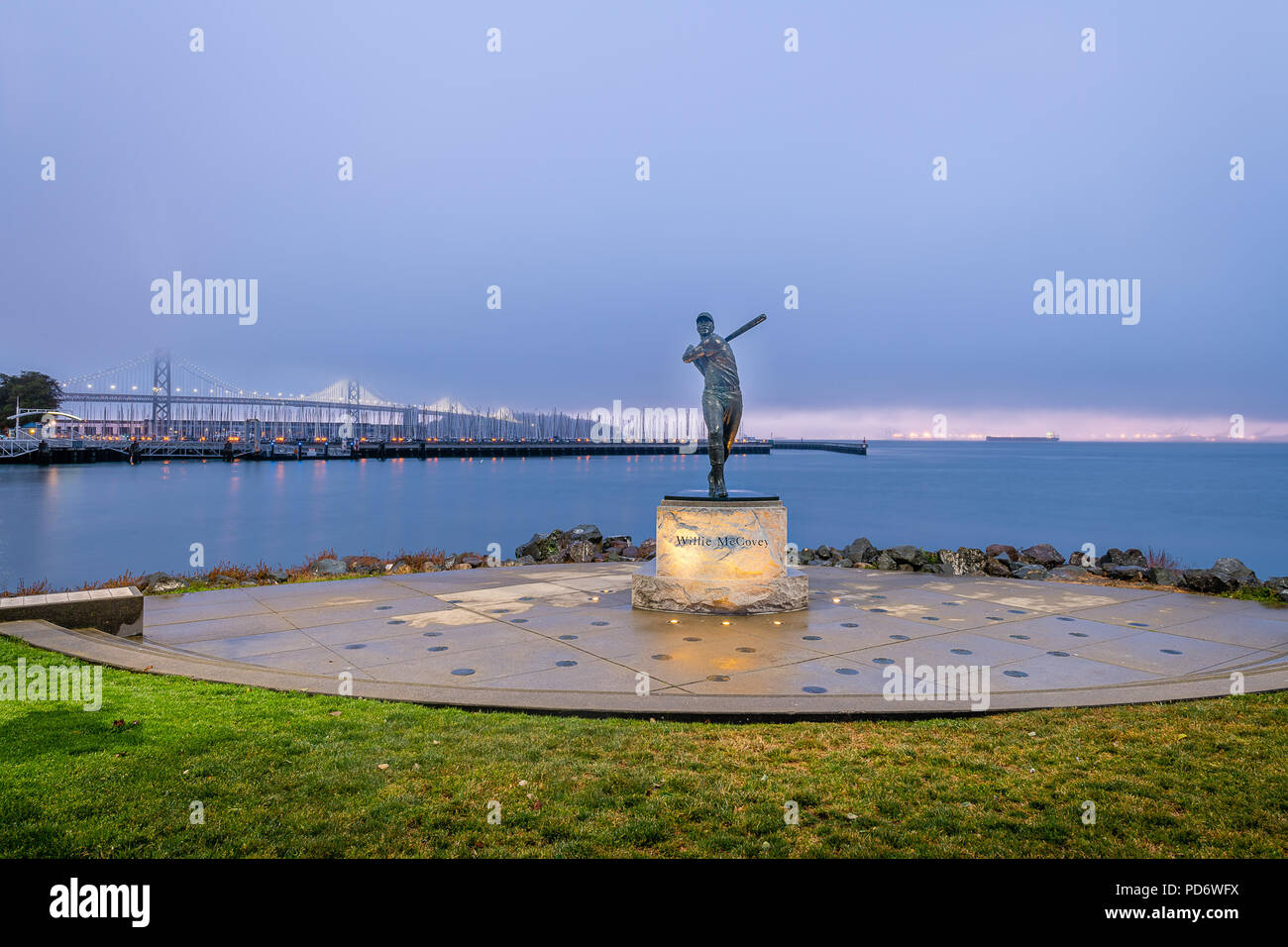 Morning at China Basin Park Stock Photo