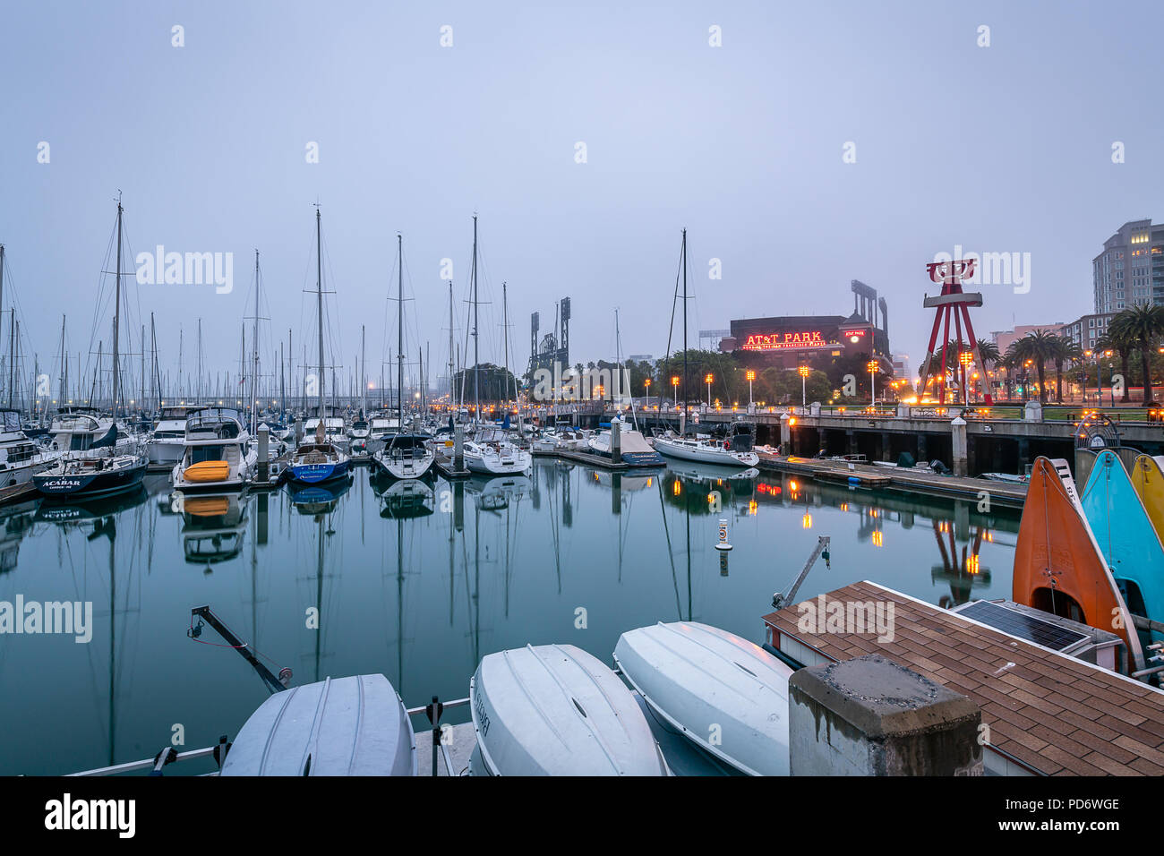 Giants Promenade covered in Fog Stock Photo