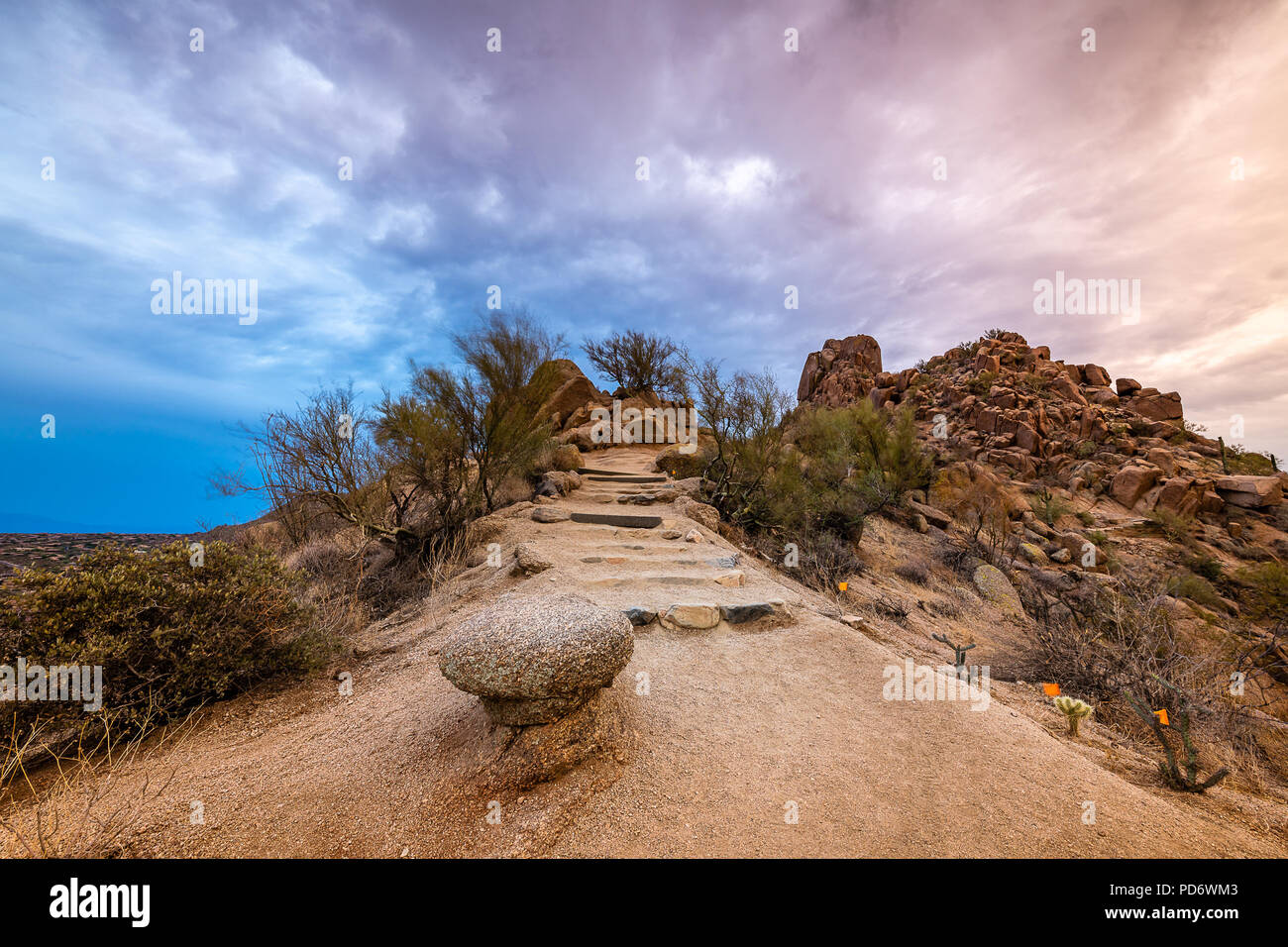 Scottsdale Sunset Stock Photo - Alamy