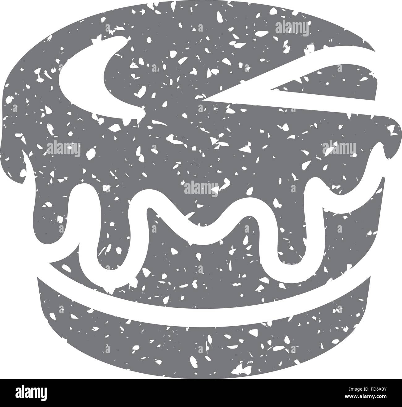 Grunge icon - Cake Stock Vector Image & Art - Alamy