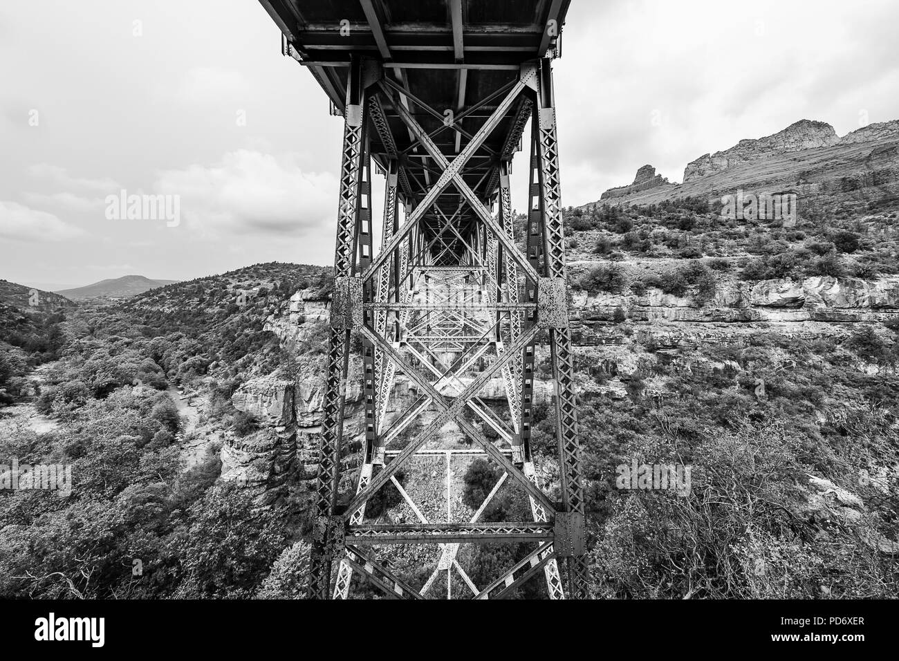 The Midgley Bridge Stock Photo