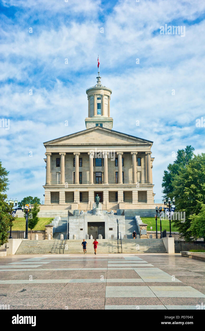 The Tennessee State Capitol Building, Nashville, Tennessee, USA Stock ...