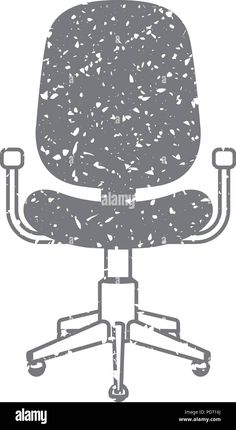 Grunge icon - Office chair Stock Vector Image & Art - Alamy