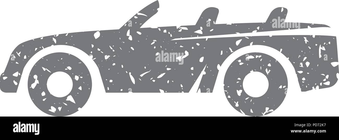 Grunge icon Sport car convertible Stock Vector Image & Art Alamy