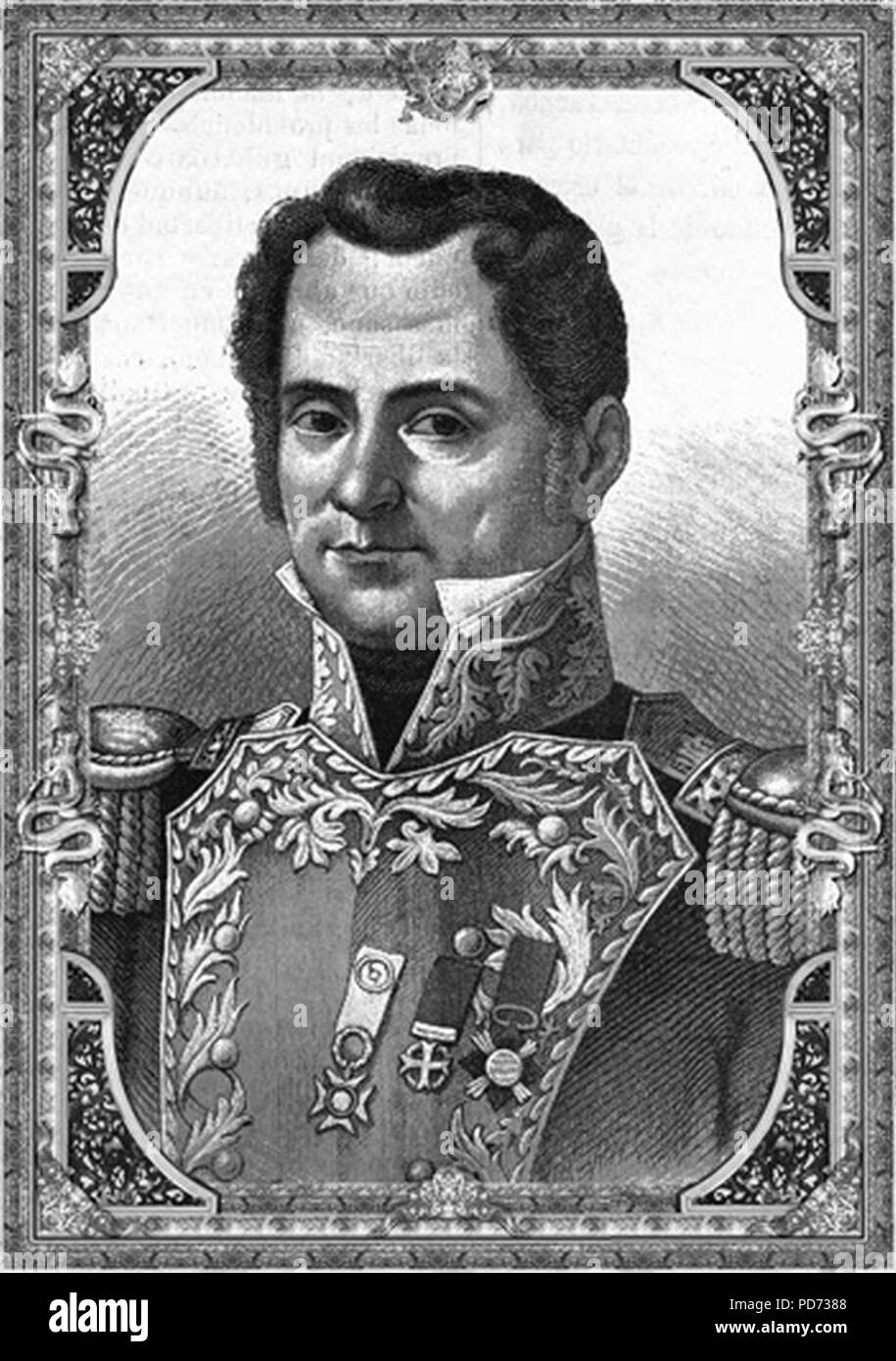 Anastasio Bustamante y Oseguera Stock Photo - Alamy