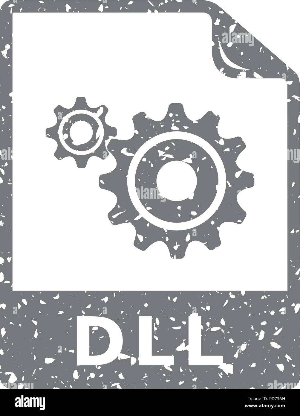 Grunge icon - System file Stock Vector Image & Art - Alamy