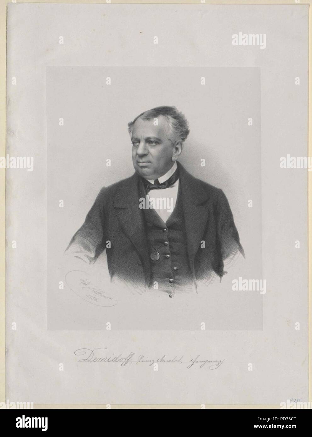 Anatole Demidov (1856). Stock Photo