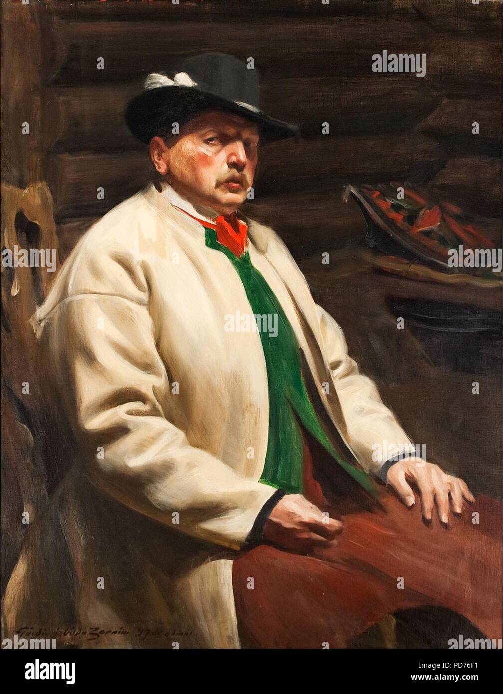 Anders Zorn - Self-Portrait Stock Photo - Alamy