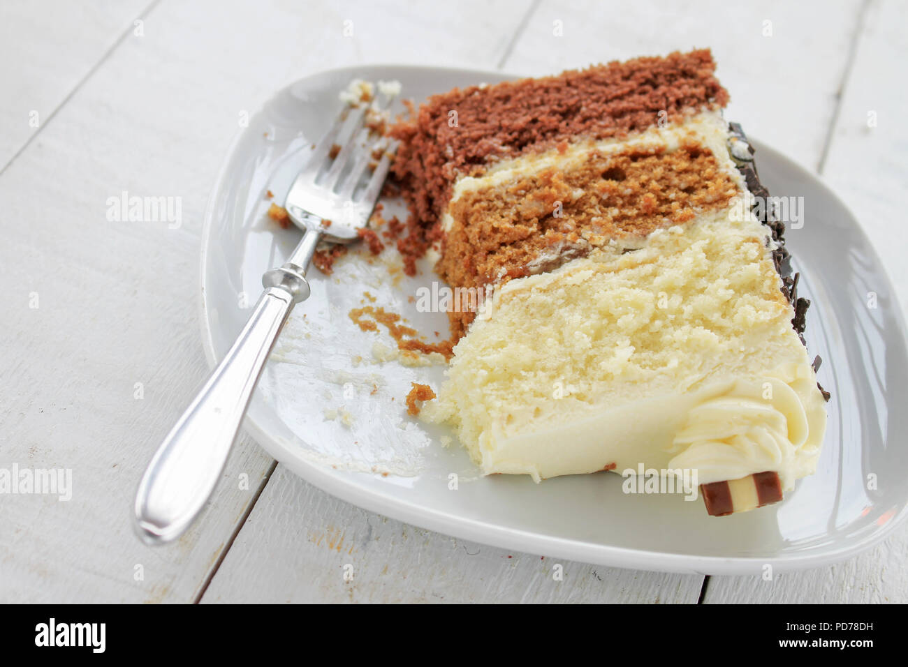 toffee layer cake Stock Photo Alamy