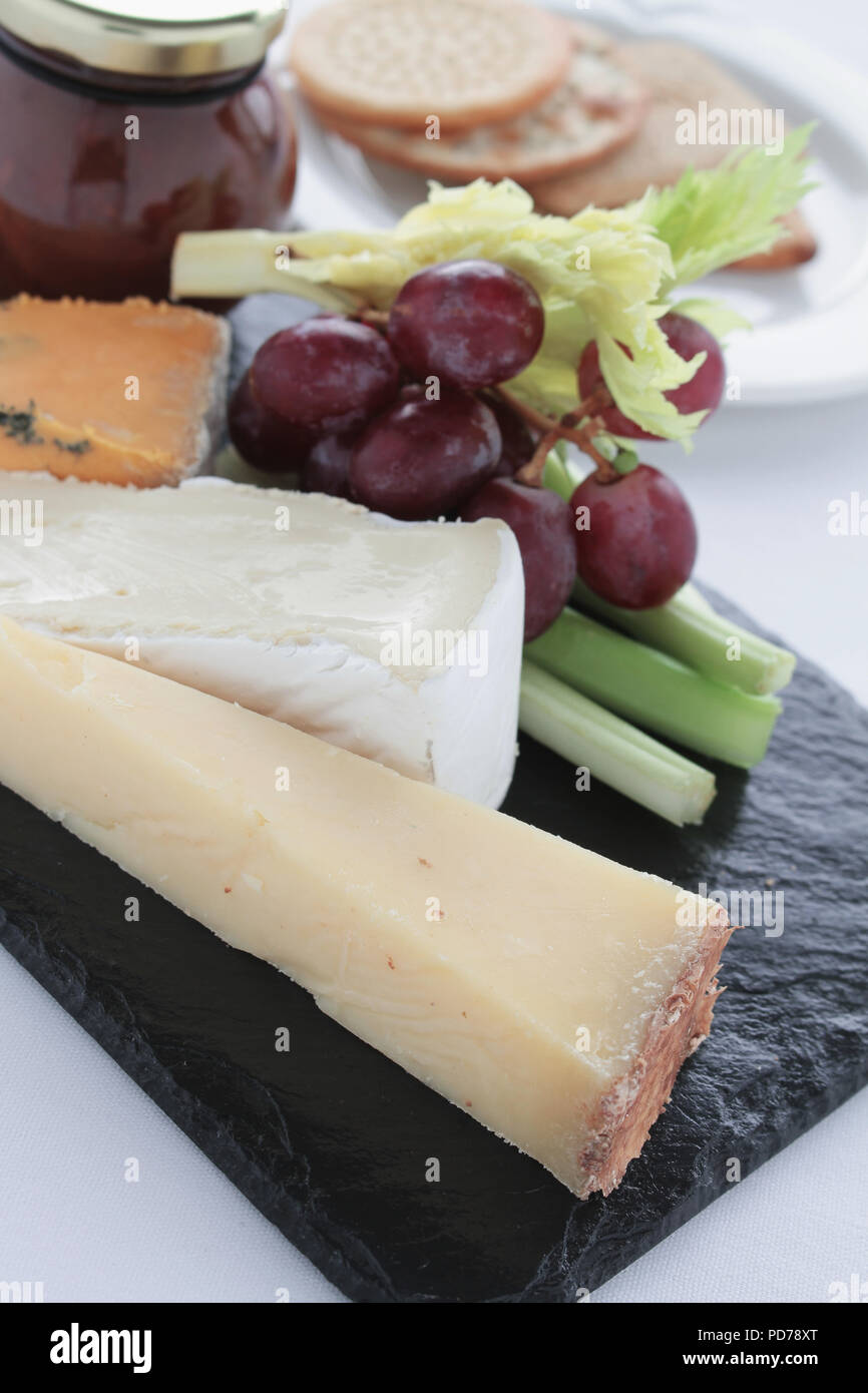 mixed cheese selection Stock Photo Alamy