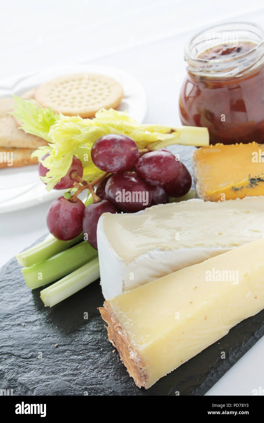 mixed cheese selection Stock Photo Alamy