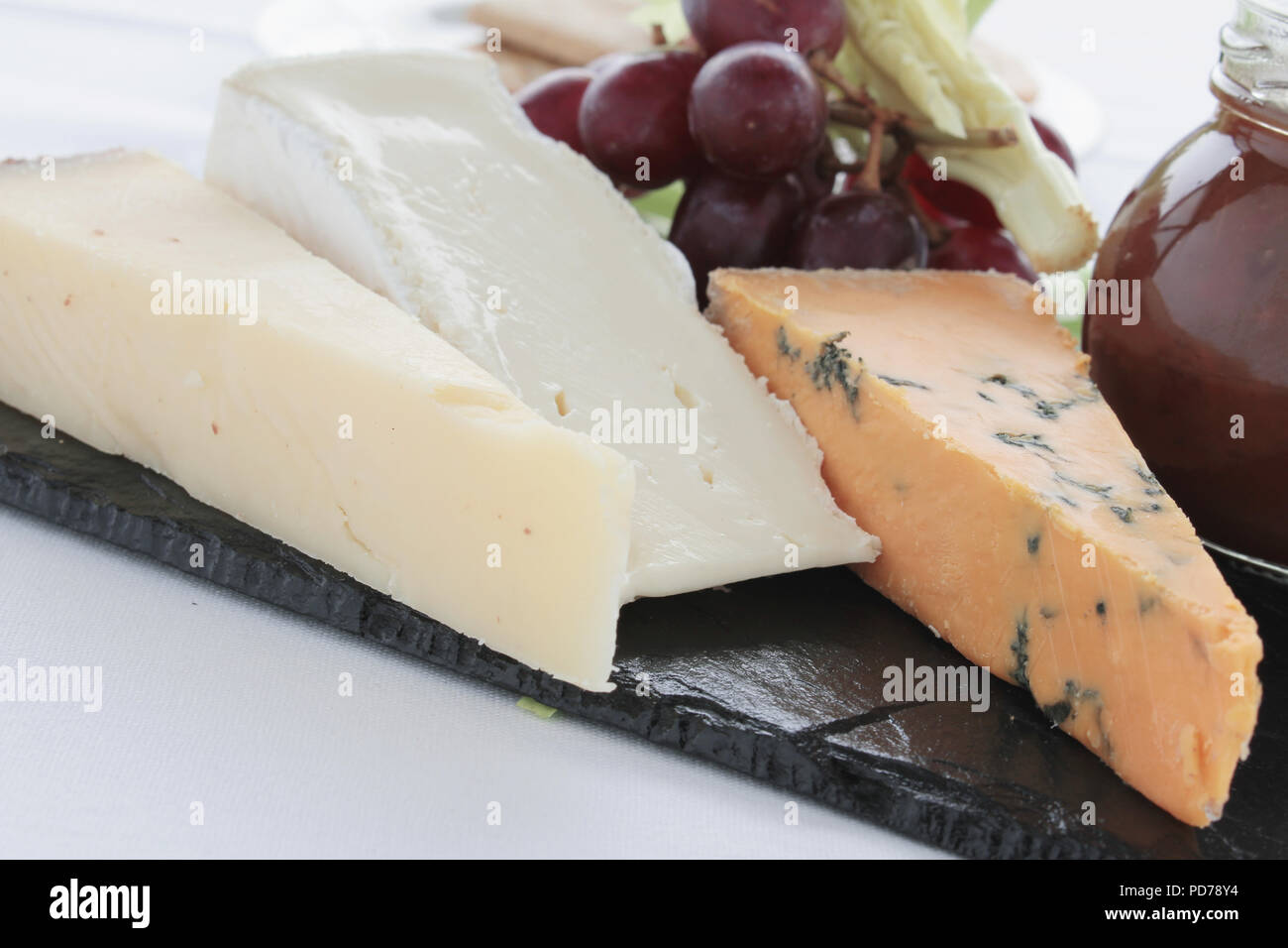mixed cheese selection Stock Photo Alamy