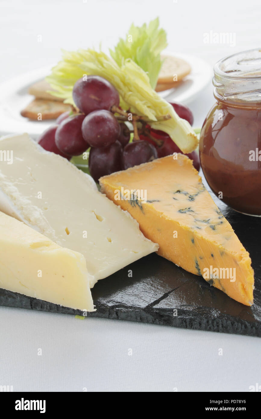mixed cheese selection Stock Photo Alamy