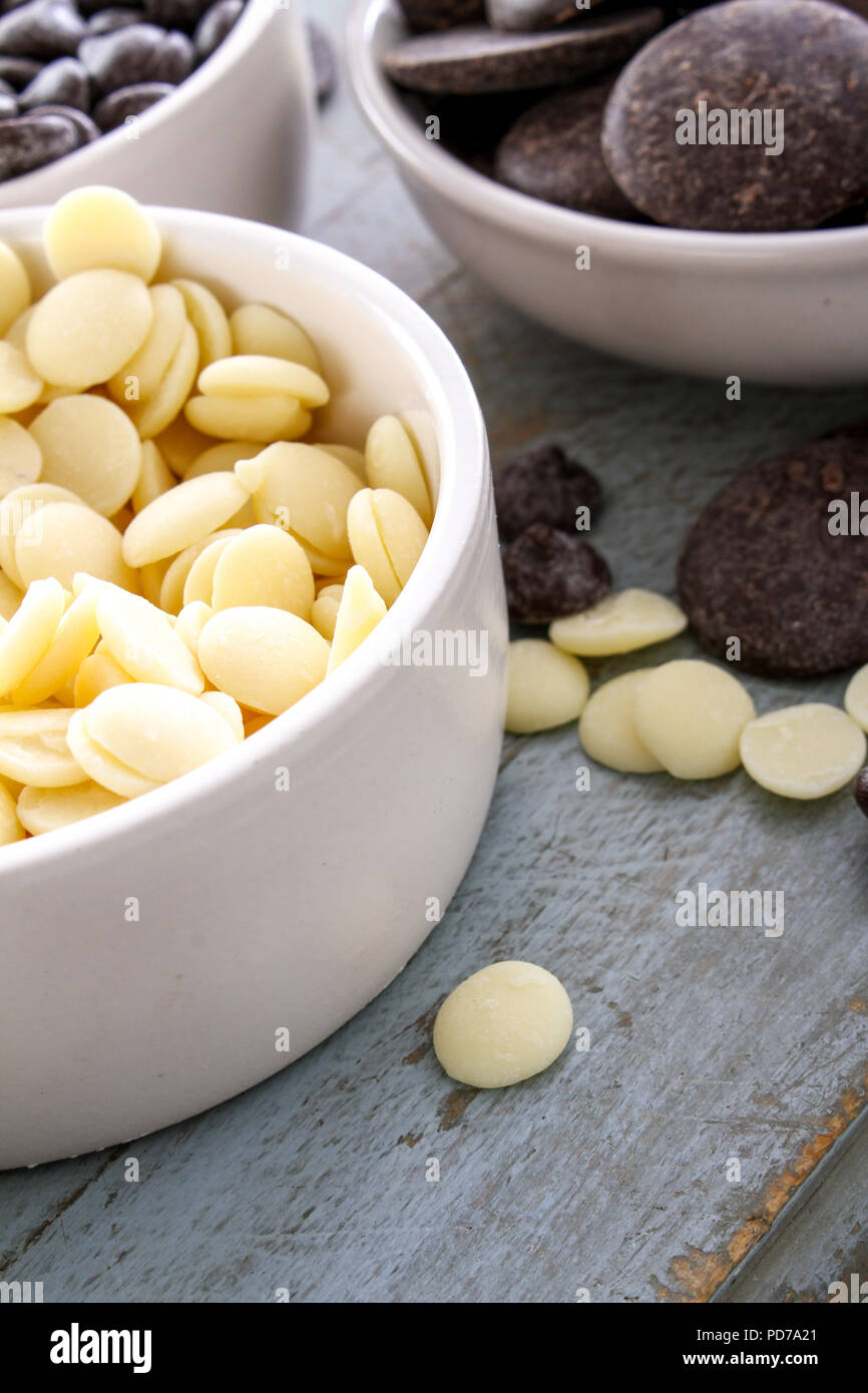 white confectioners chocolate Stock Photo Alamy
