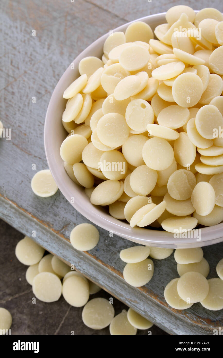 white confectioners chocolate Stock Photo Alamy