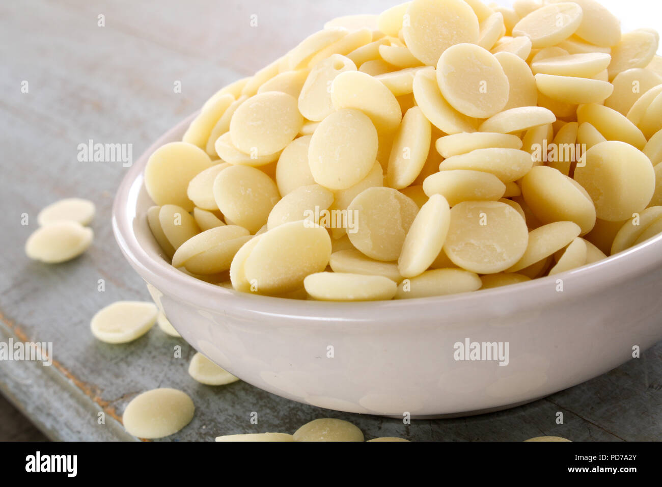 white confectioners chocolate Stock Photo Alamy