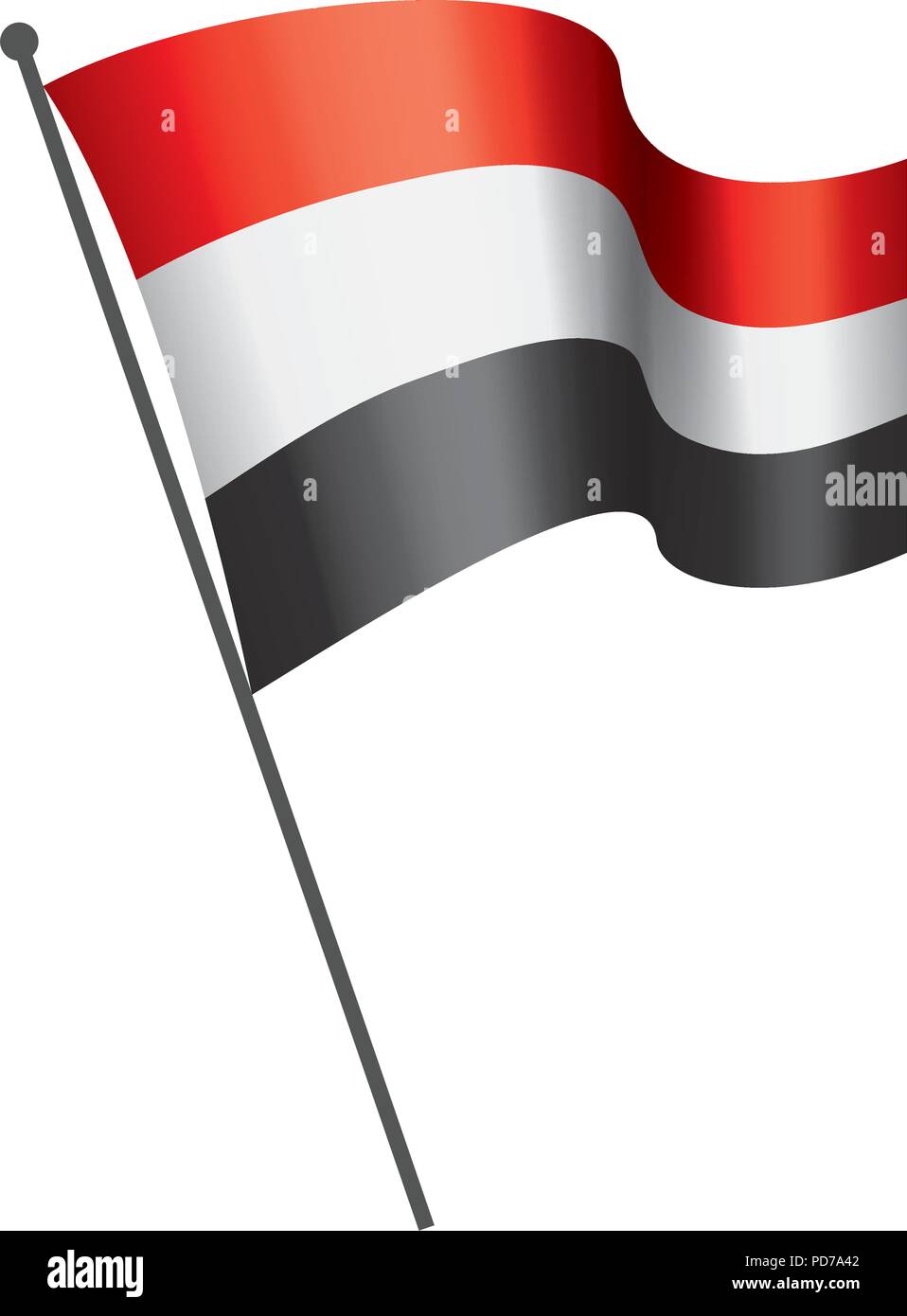 Yemeni flag, vector illustration Stock Vector Image & Art Alamy