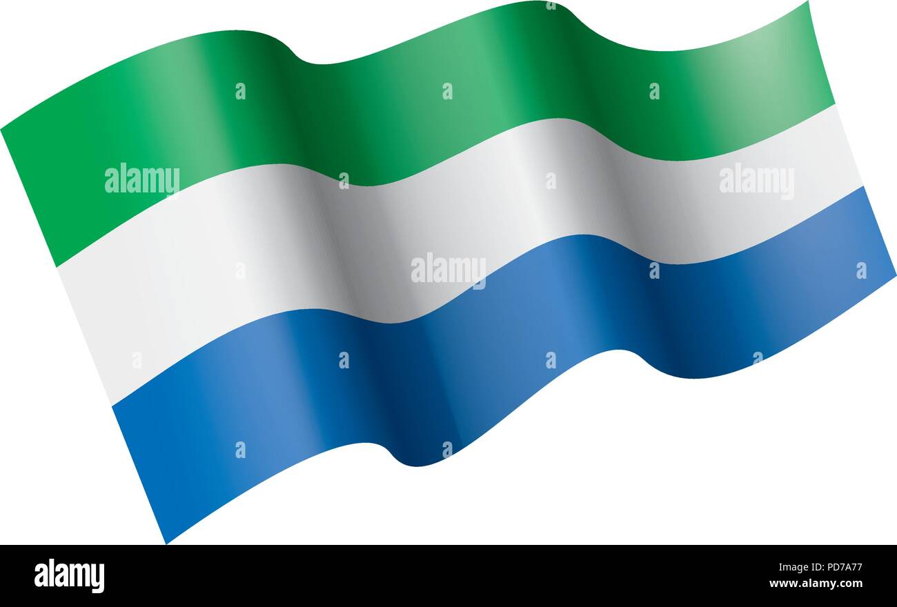 Sierra Leone flag, vector illustration Stock Vector Image & Art - Alamy