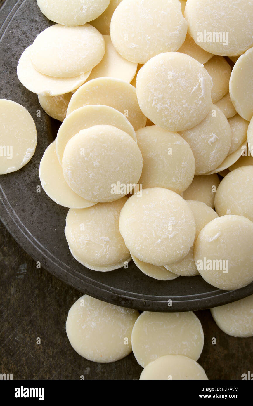 white confectioners chocolate Stock Photo Alamy