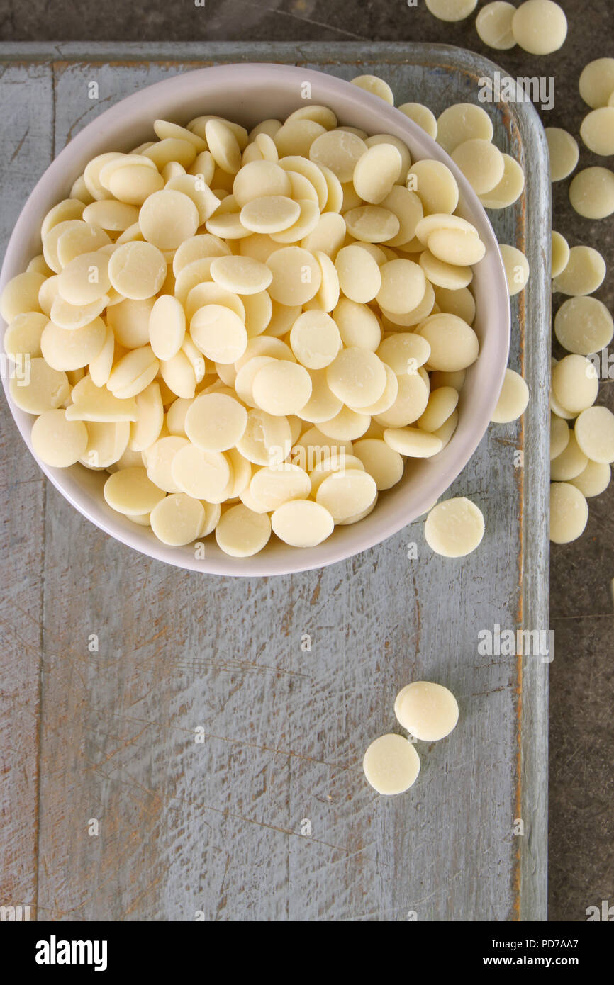 white confectioners chocolate Stock Photo Alamy