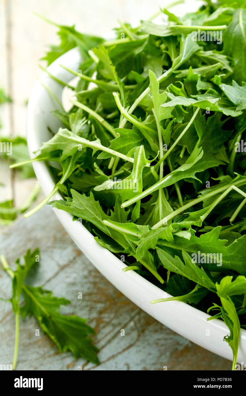 fresh salad leaves Stock Photo Alamy