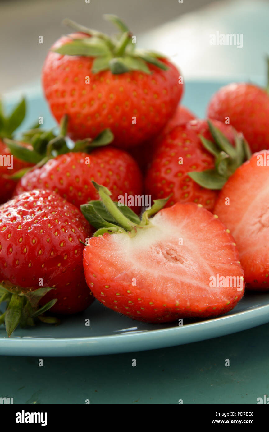 fresh fruit strawberries Stock Photo Alamy