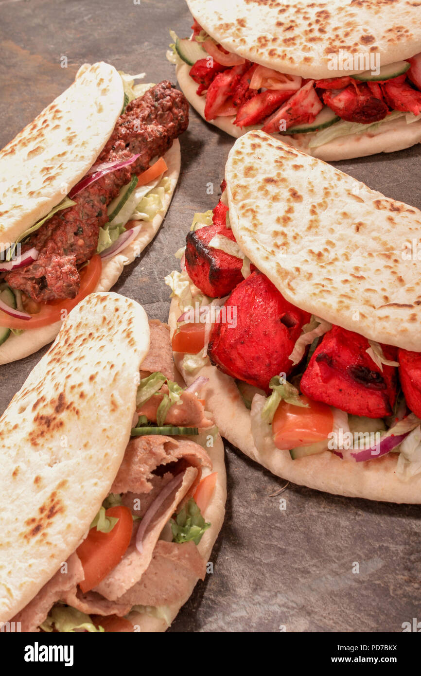 Naan bread beef hi-res stock photography and images - Alamy