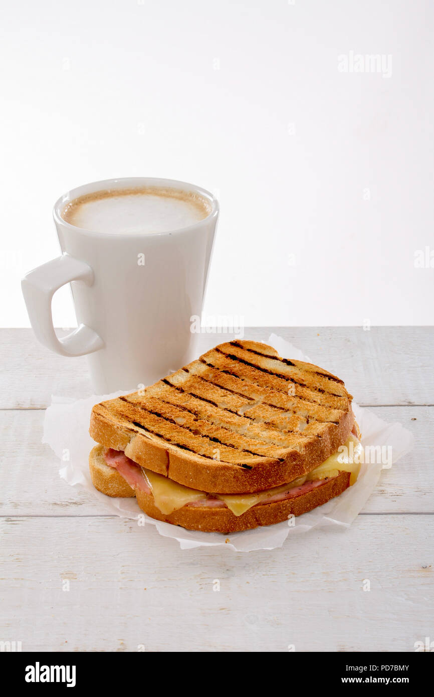 fresh toasted sandwich Stock Photo Alamy