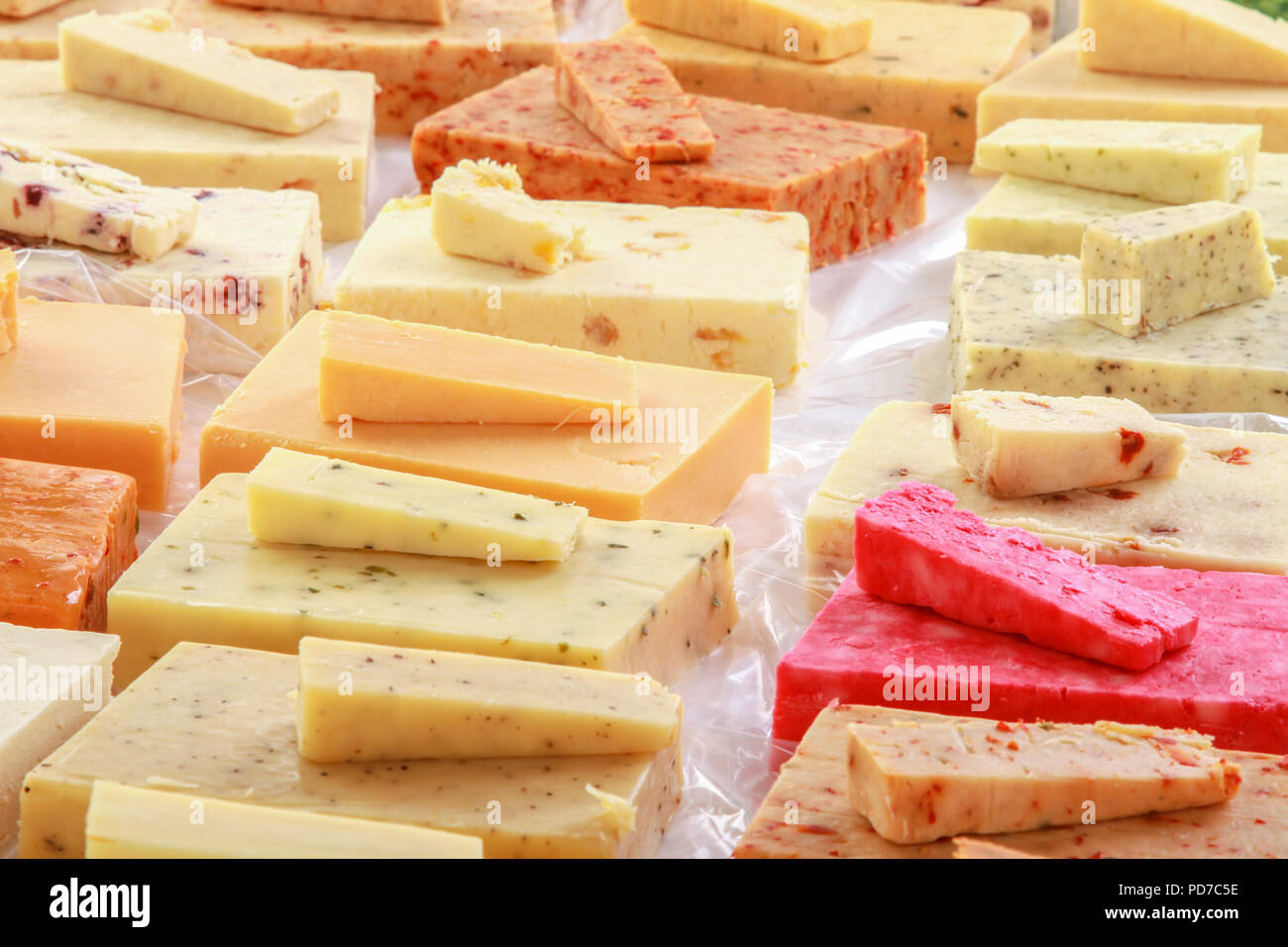 mixed cheese selection Stock Photo Alamy
