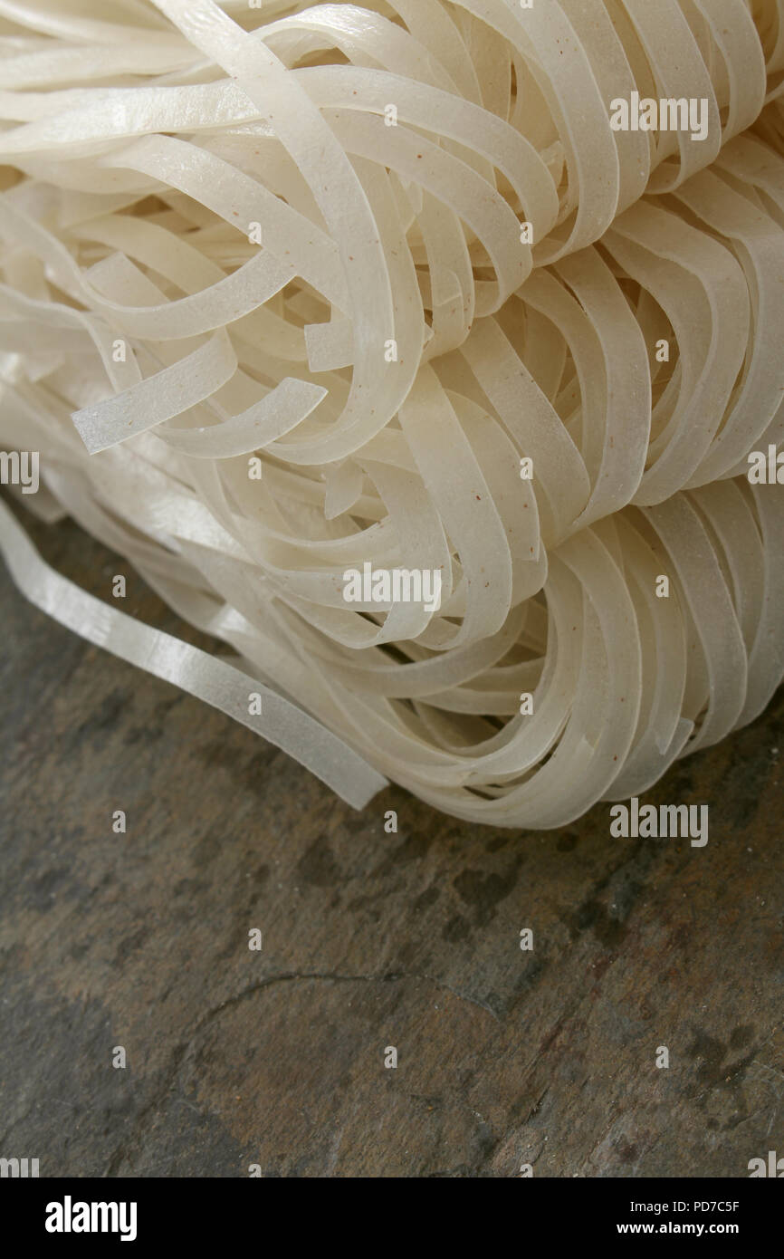 dried rice noodles Stock Photo Alamy