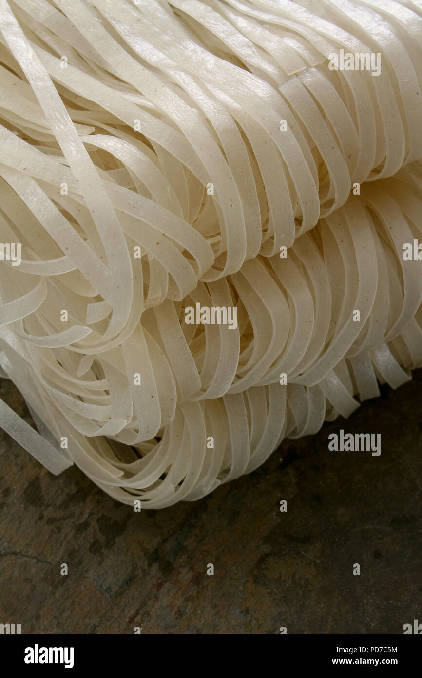 dried rice noodles Stock Photo Alamy