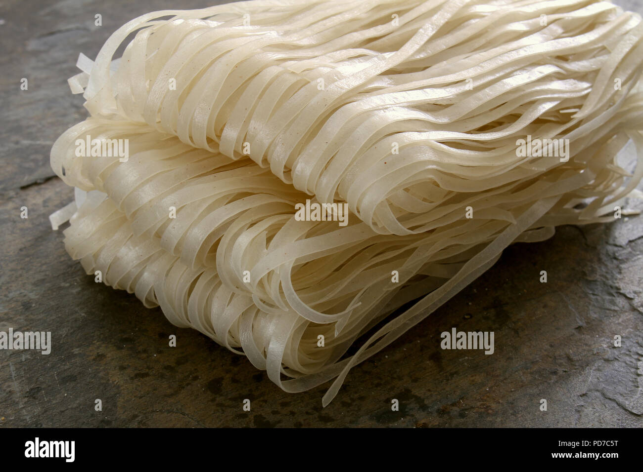 dried rice noodles Stock Photo Alamy