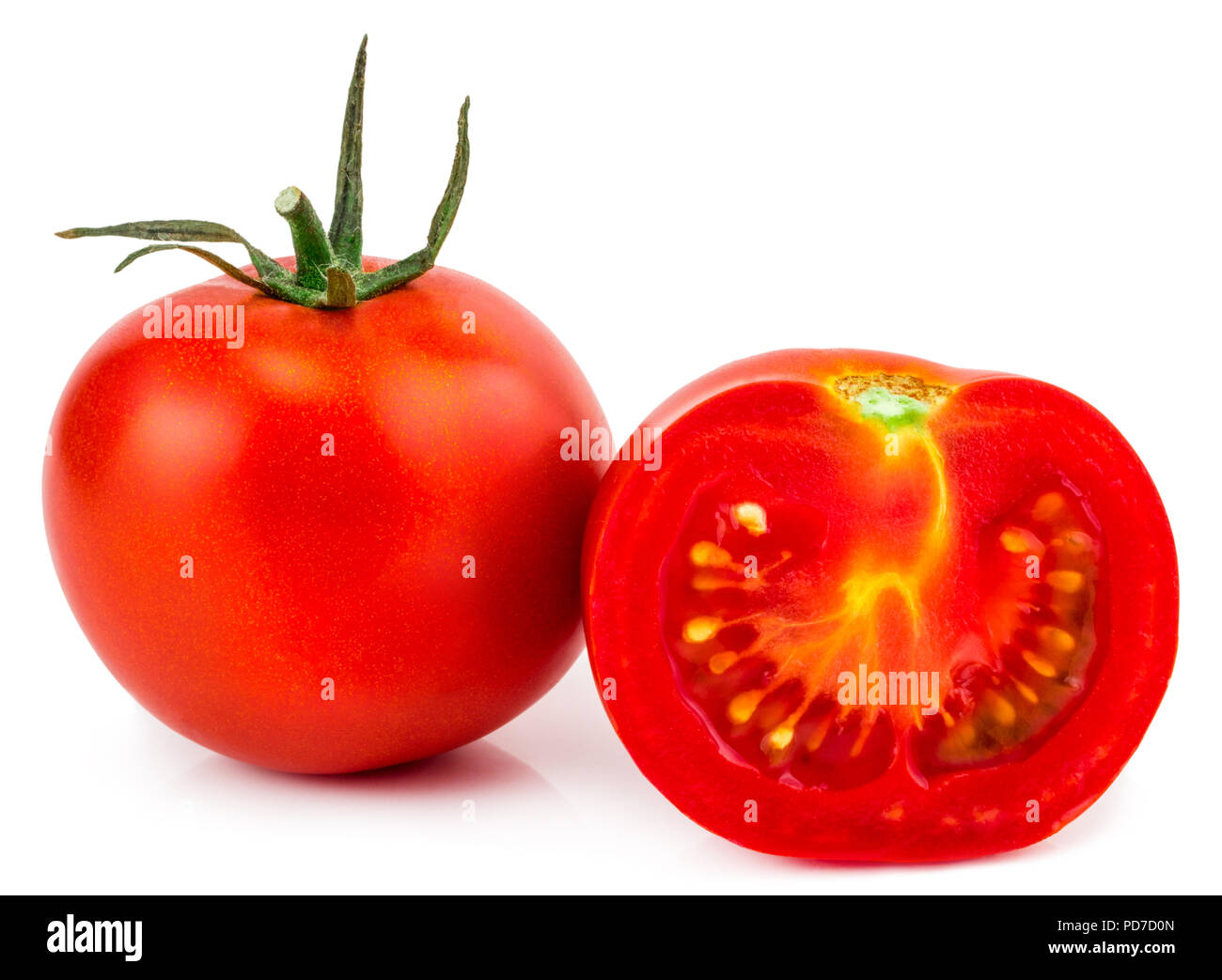 Tomato isolated on white background. With clipping path Stock Photo - Alamy