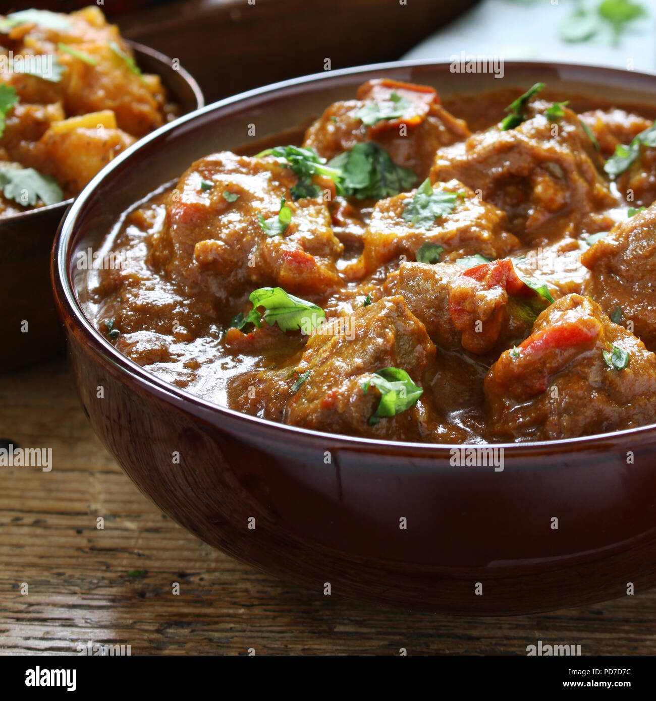 traditional indian curry meal Stock Photo - Alamy
