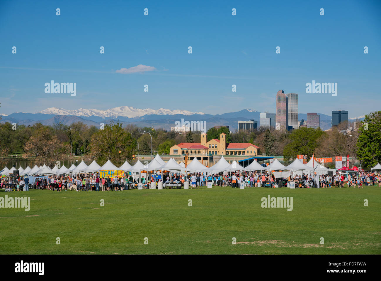 Denver colorado aerial hires stock photography and images Alamy